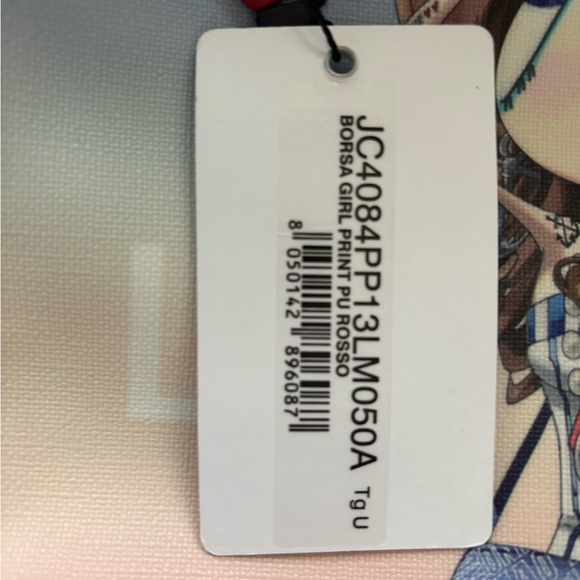 Love Moschino Red With Girl/ Tote Bag Too Cute! **RARE** VINTAGE FIND! Moschino - Picture 7 of 11